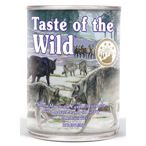 Taste of the Wild Dog Can Sierra Mtn 12/13.2oz taste of the wild, canned, sierra mtn, sierra mountain, dog food, dog